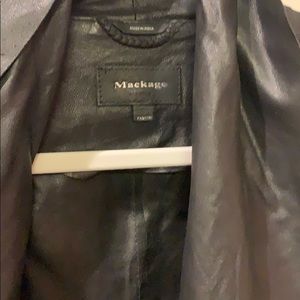 Mackage soft and light leather jacket